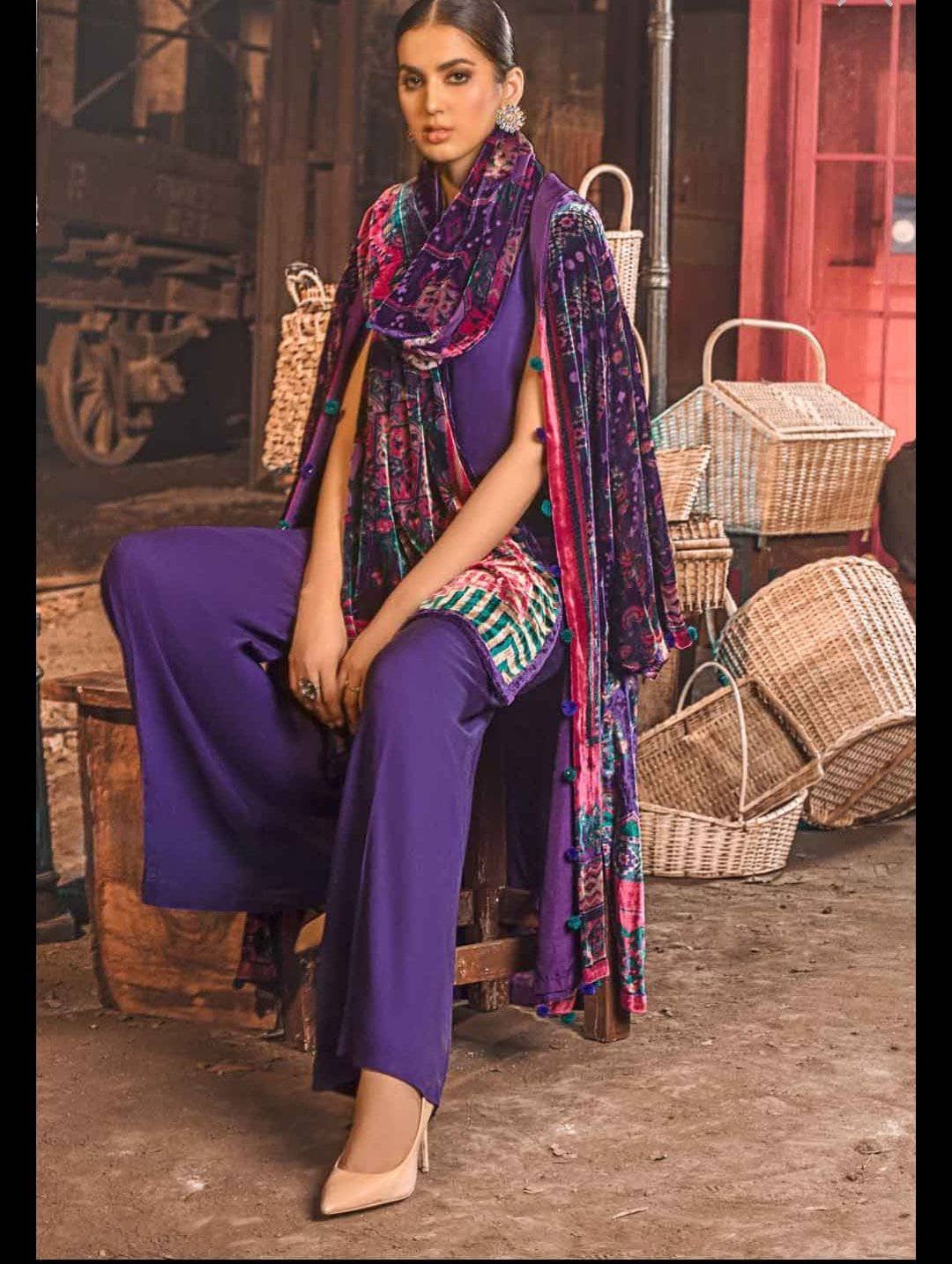 Gul Ahmed Pure Joy of Winter/Velvet/BVL1201009B