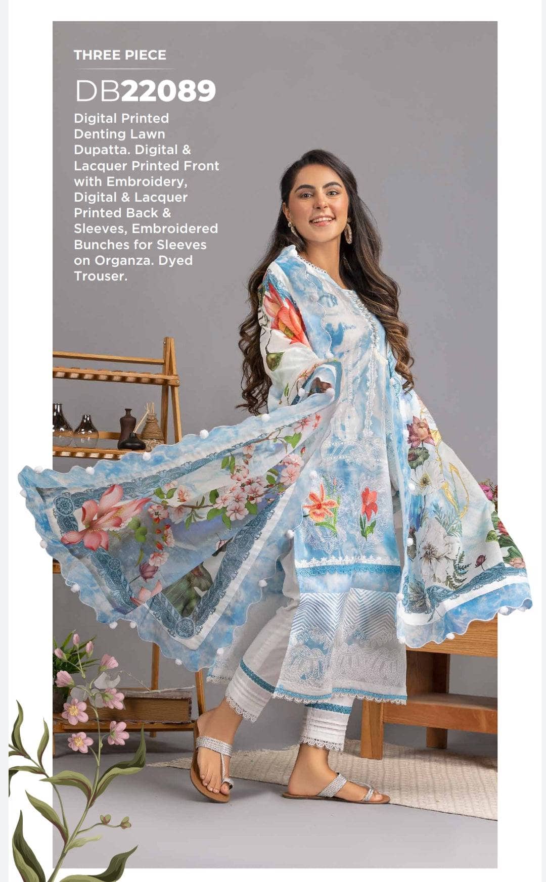 Restocked/Gul Ahmed Fleur/DB28809