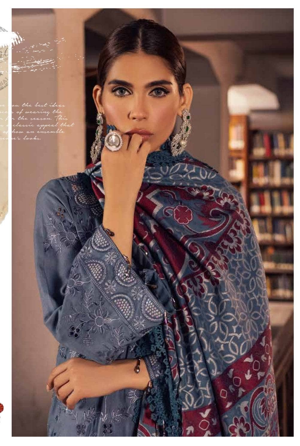 img_nureh_leather_peach_jacquard_shawl_awwal_boutique