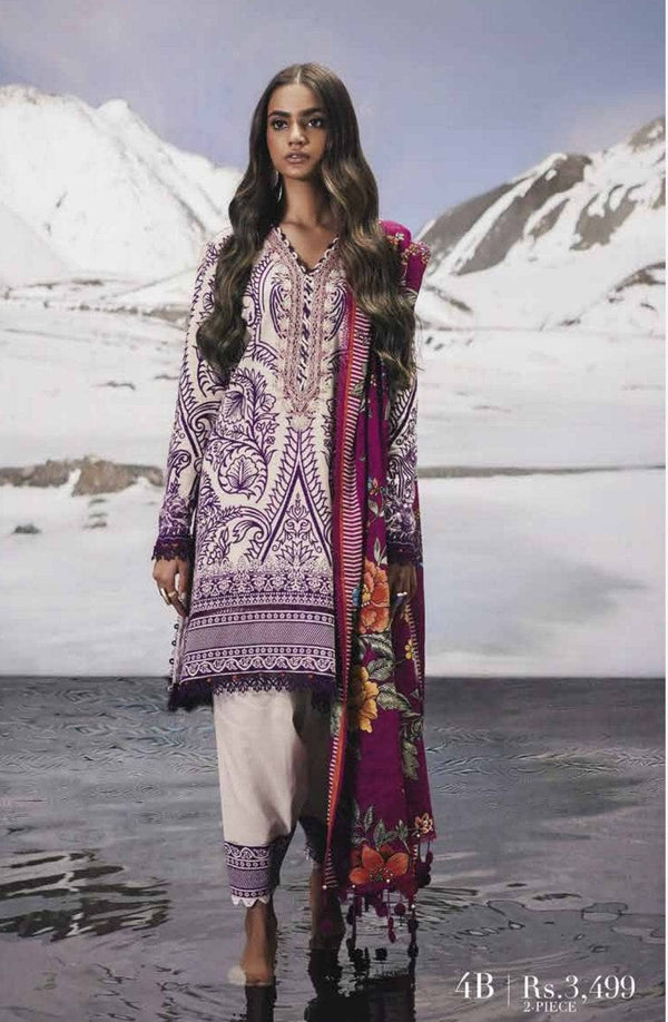 Sana Safinaz Mahay Winter/2 Pc/Shirt Dupatta/4 B