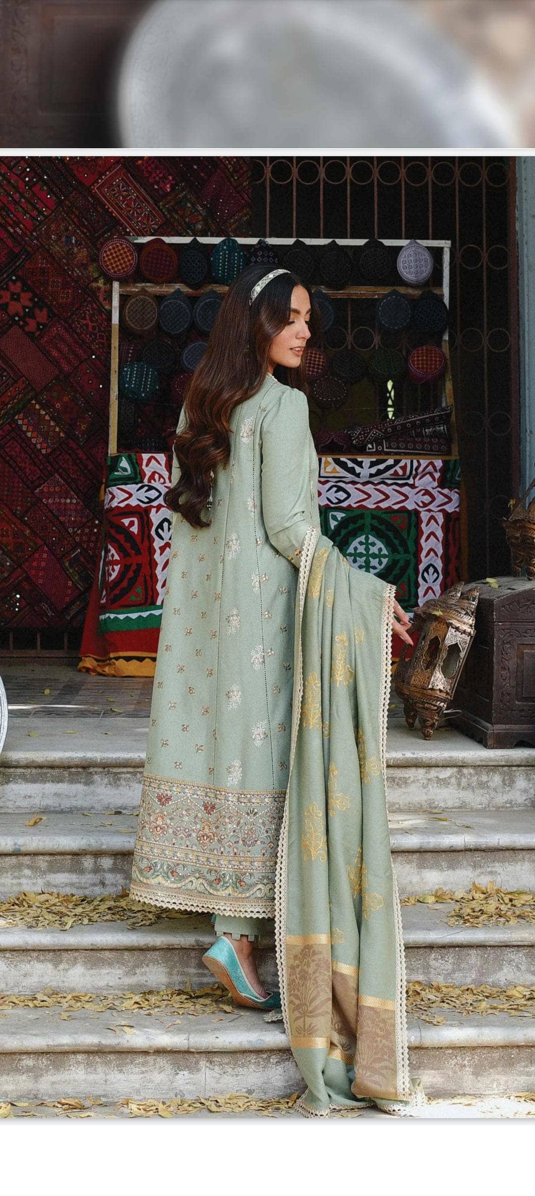 Qalamkar Luxury Shawl Collection/Fariha