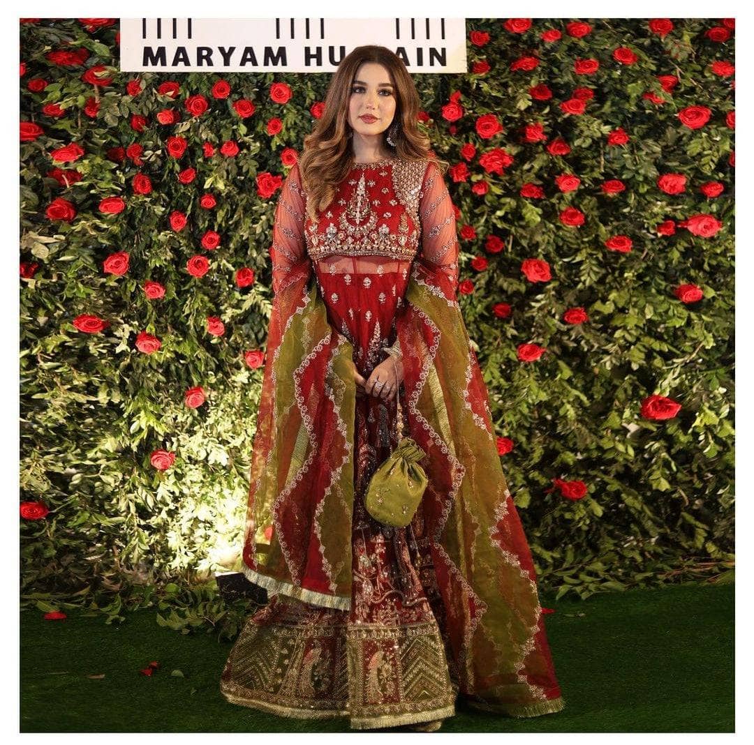 Spotted in Maryam Hussain Wedding Edition/Ayna