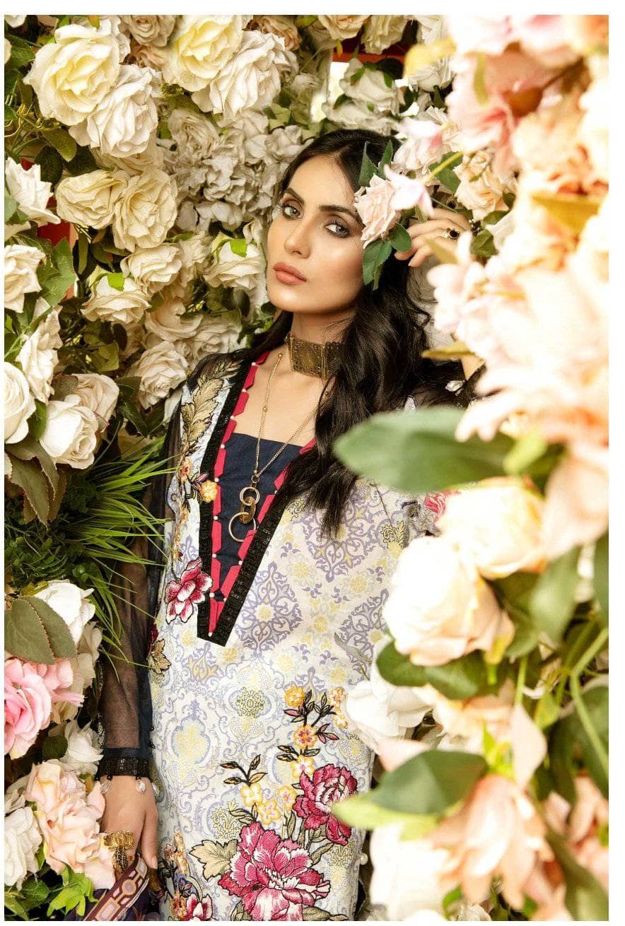 Adans Libas La Rose Lawn Pakistani Suits Adans Libas La Rose/ALYSSA