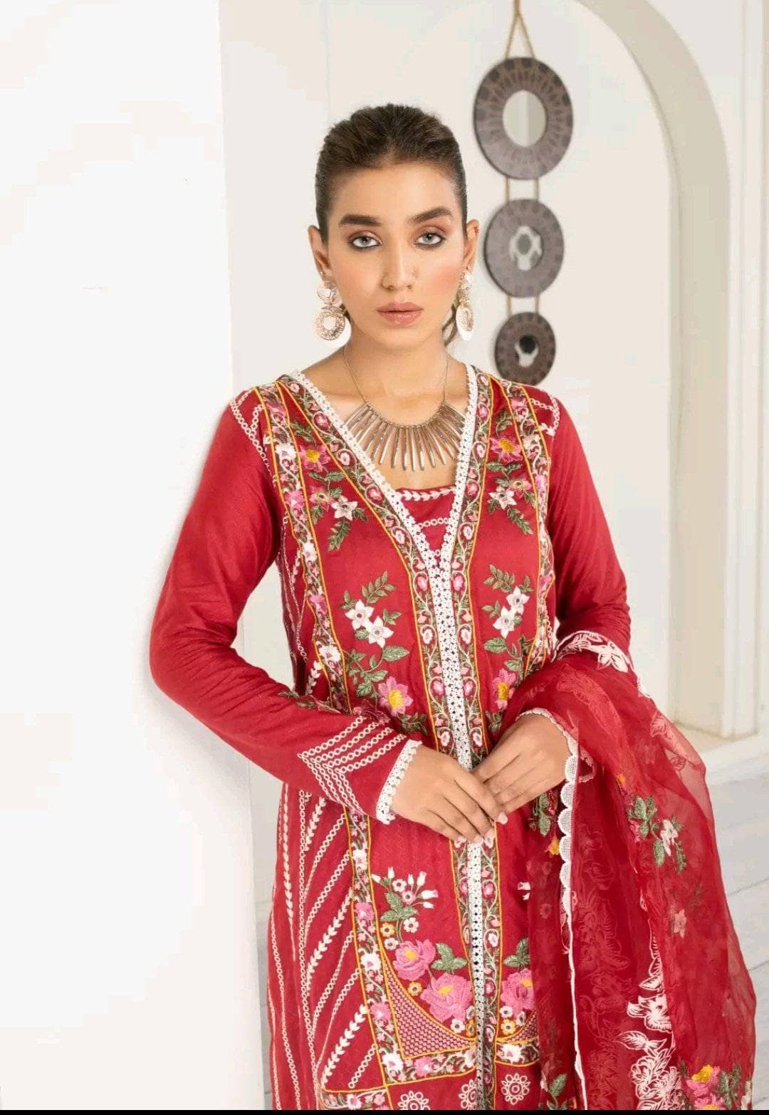 Ajr Couture Alif by Ajr Couture Restocked/Alif by Ajr Couture/Premium Pret Vol 2/Garnet
