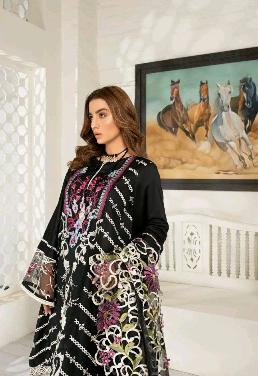 Ajr Couture Alif by Ajr Couture Restocked/Alif by Ajr Couture/Premium Pret Vol 2/Raven