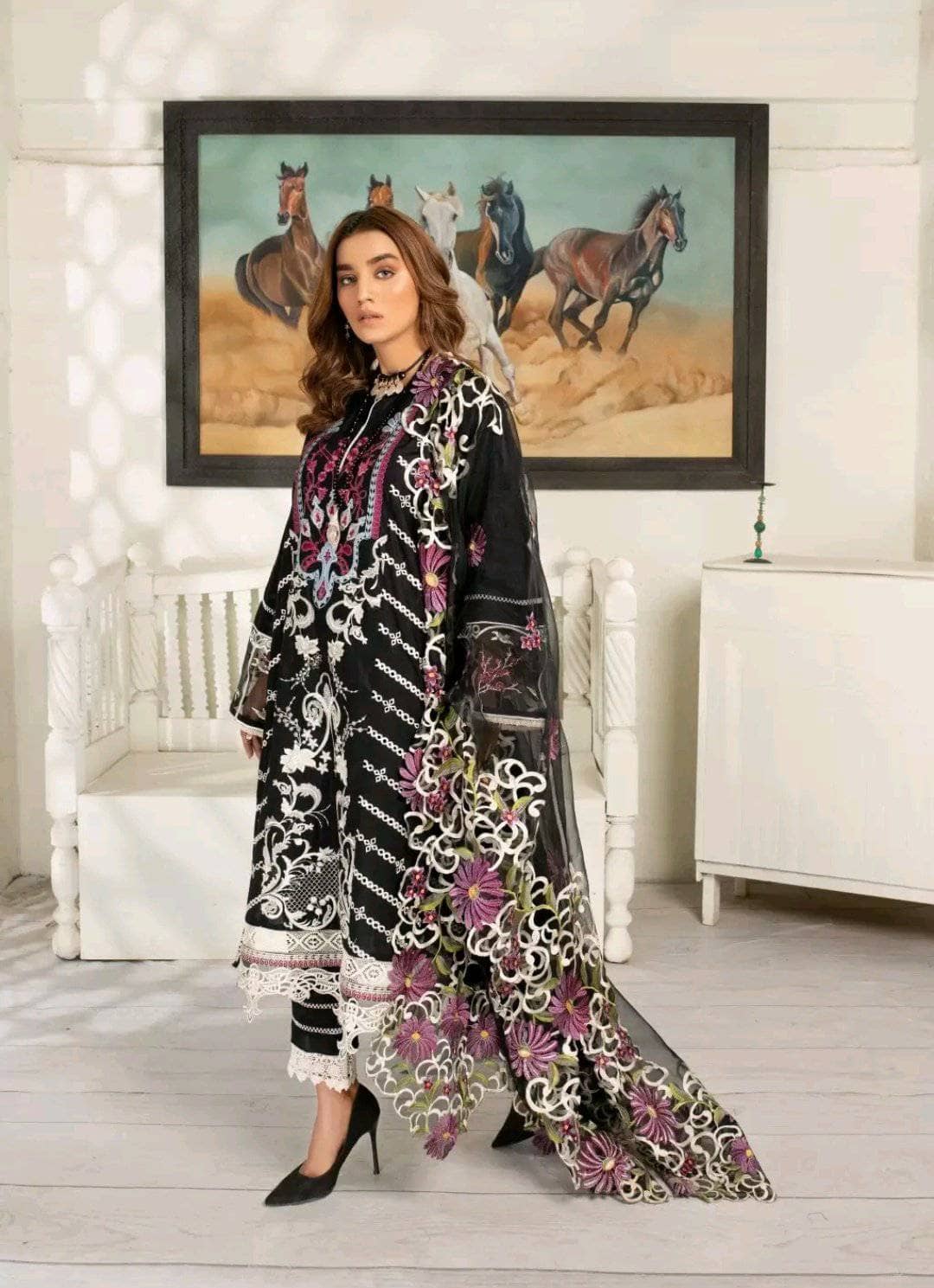 Ajr Couture Alif by Ajr Couture Restocked/Alif by Ajr Couture/Premium Pret Vol 2/Raven