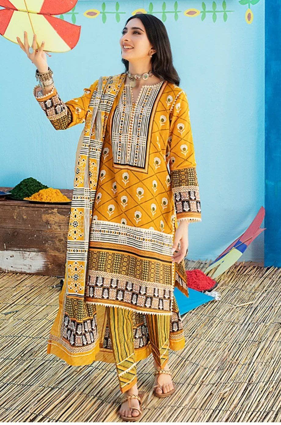 Al Zohaib Monsoon Chunari Prints/3B
