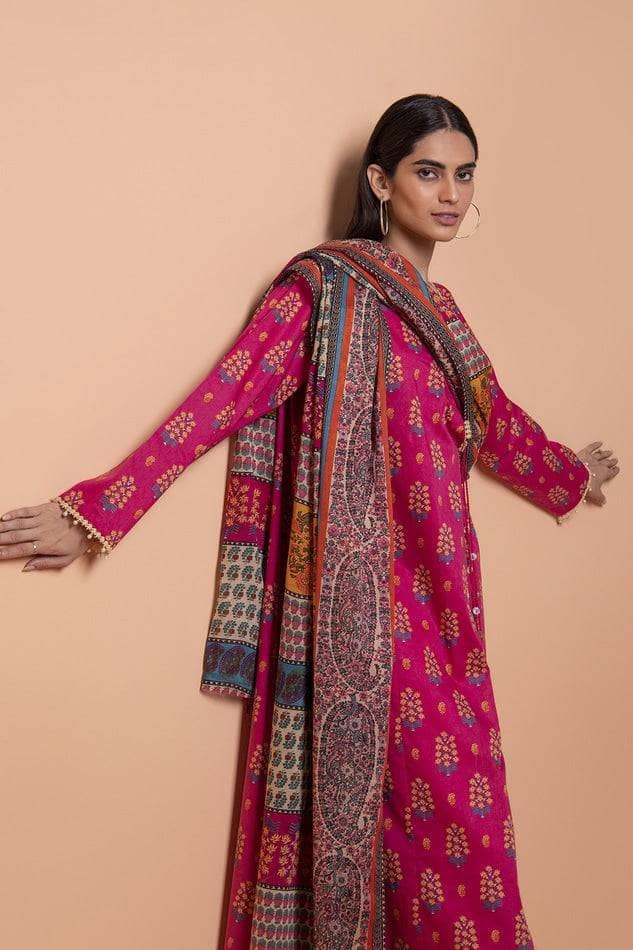 Khaadi Lawn 22/3 Pc/Shirt Dupatta Bottom/ALA22242