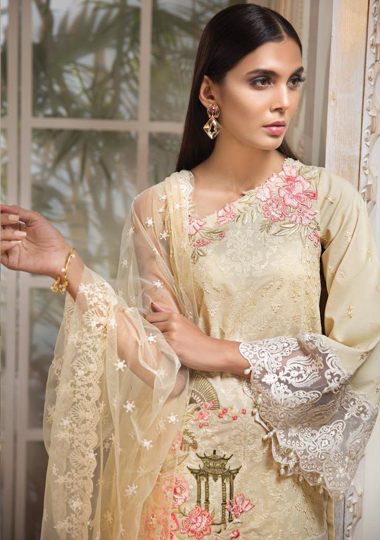Anaya by Kiran Chaudhry – Ete de L’Amour Luxury Lawn Collection 2019 – 03-Rhea
