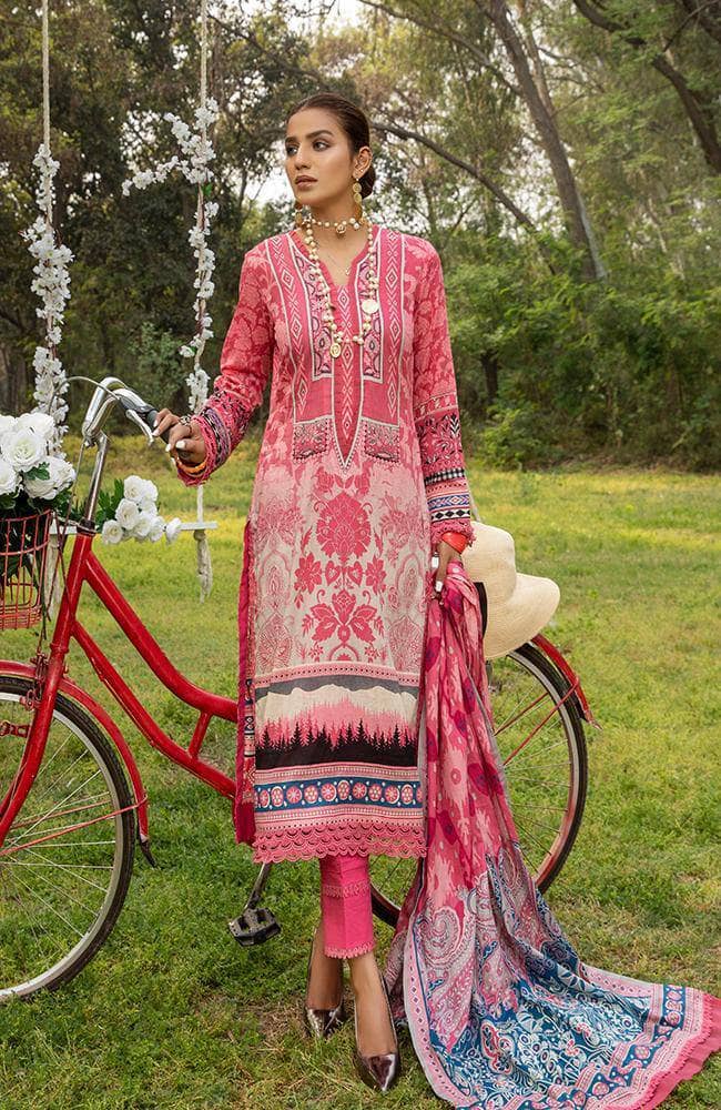Anum Lawn Pakistani Suit Anum Lawn by Al Zohaib Textiles/Daily Wear