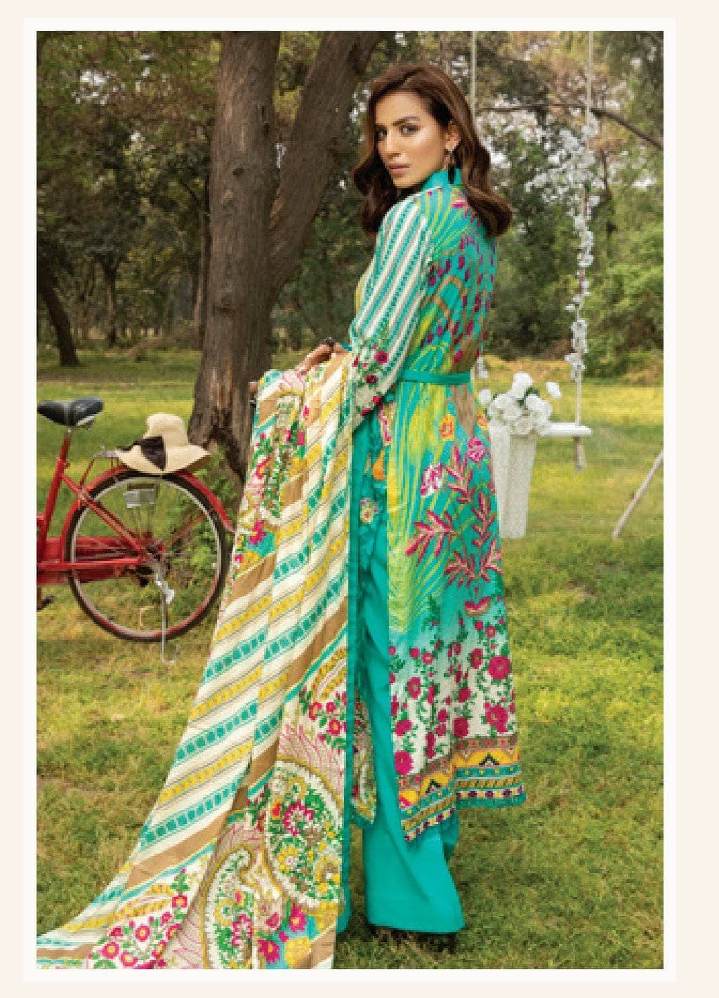 Anum Lawn Pakistani Suit Anum Lawn by Al Zohaib Textiles/Daily Wear