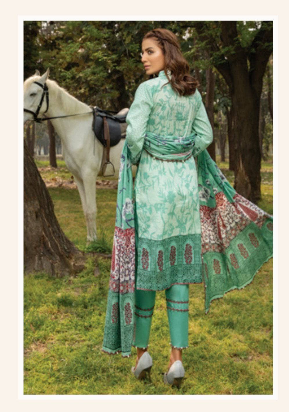 Anum Lawn Pakistani Suit Anum Lawn by Al Zohaib Textiles/Daily Wear