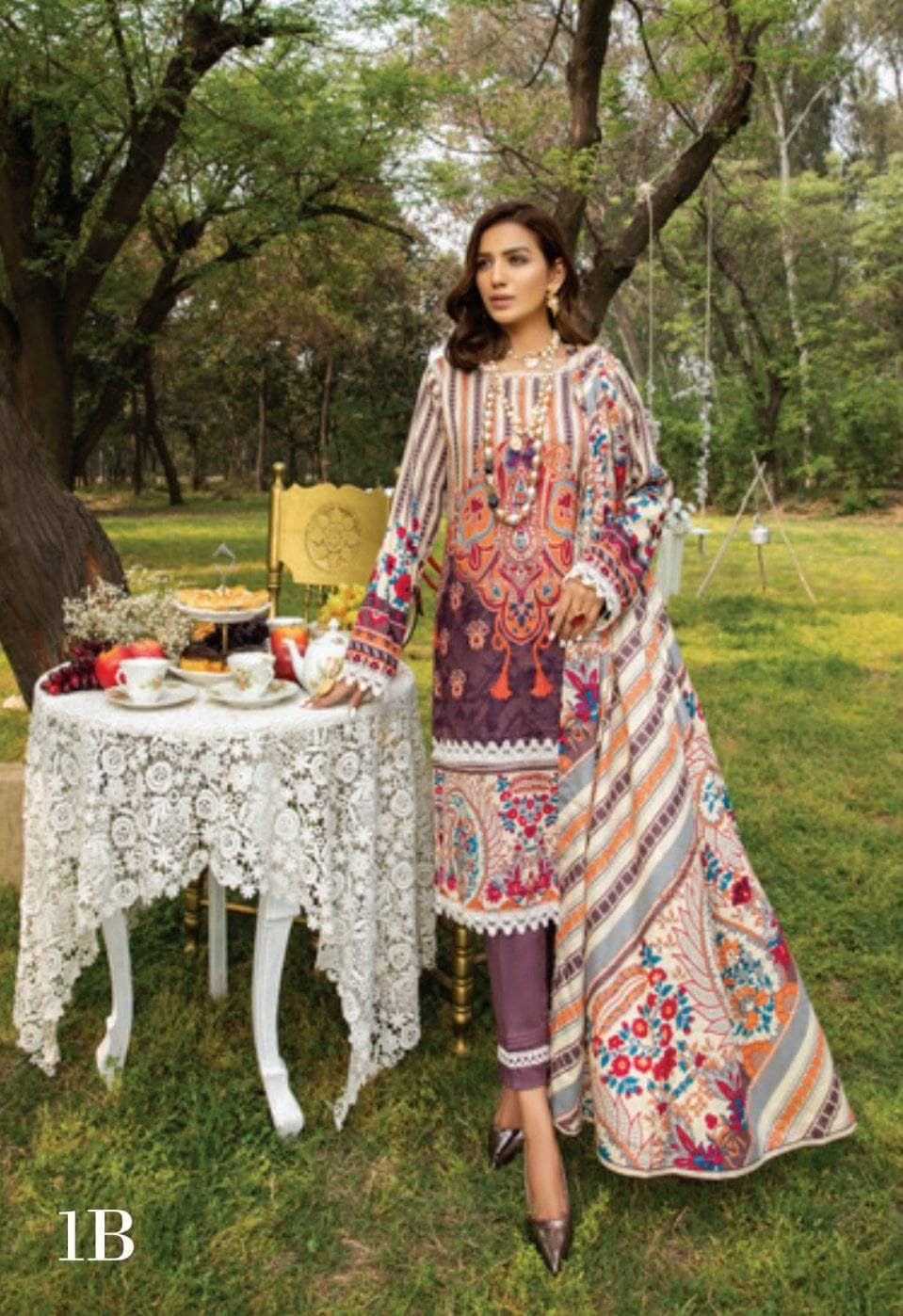 Anum Lawn Pakistani Suit Anum Lawn by Al Zohaib Textiles/Daily Wear
