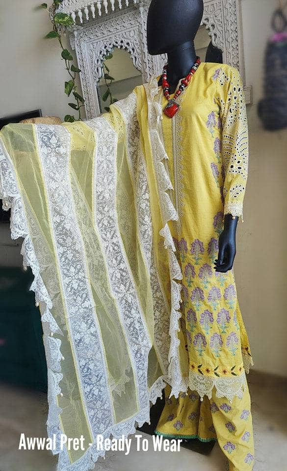 Awwal Pret-Stiched Charizma Signature/XL