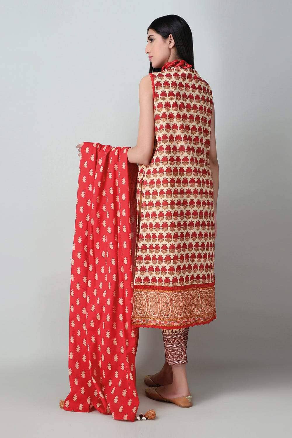 Khaadi Lawn/Kameez Dupatta Bottom/B21129