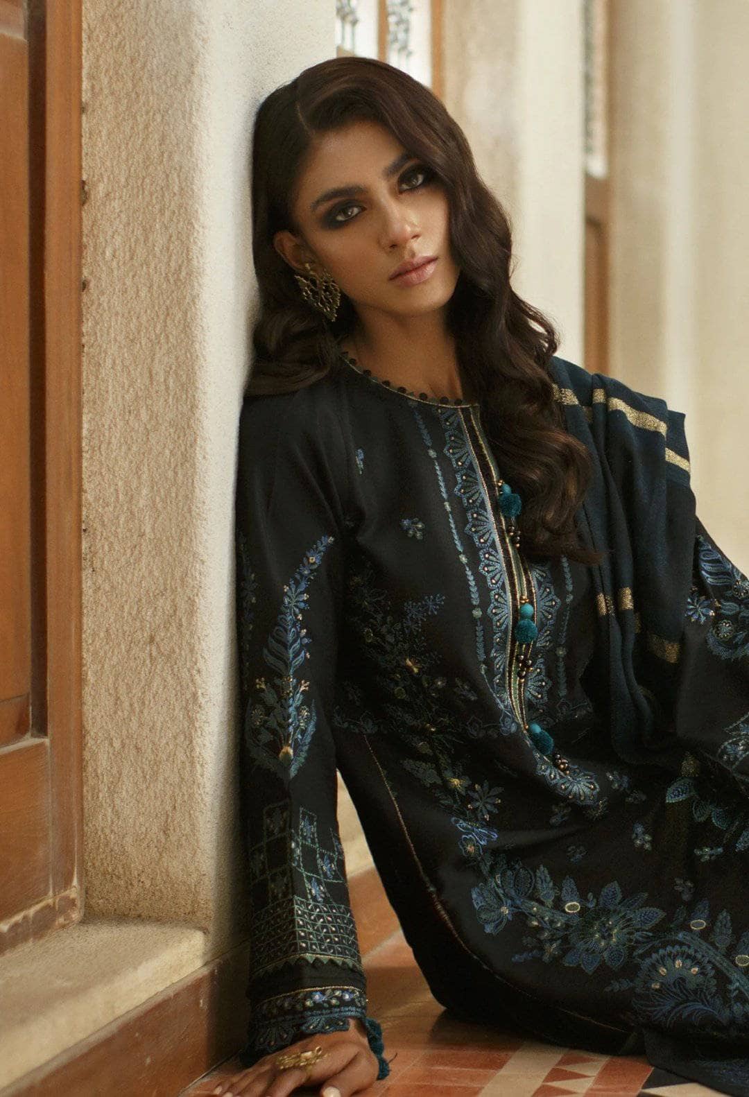 Baroque Winter Pakistani Suits Baroque Khaddar 21/Spindle/01