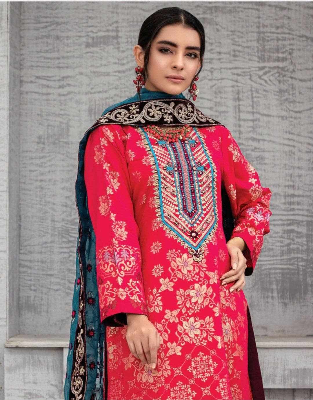 Baroque Winter Pakistani Suits MTF Tarannum Viscose Jacquard/04