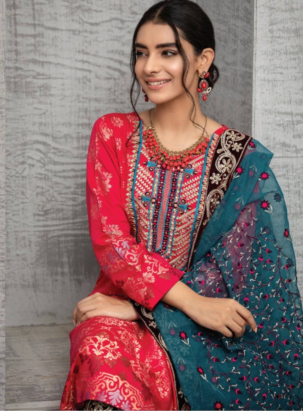 Baroque Winter Pakistani Suits MTF Tarannum Viscose Jacquard/04