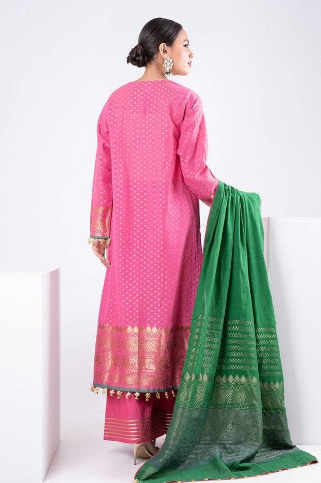 Khaadi Lawn 22/3 Pc/Shirt Dupatta Bottom/BCO22204