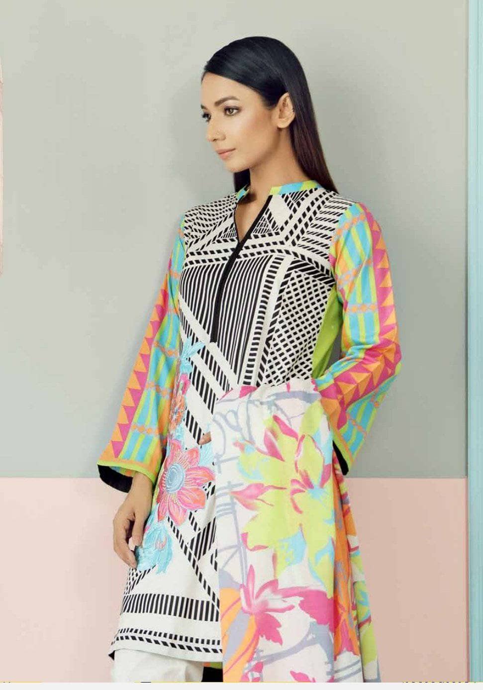 charizma Lawn Pakistani Suit Restocked/Charizma Yellow Series
