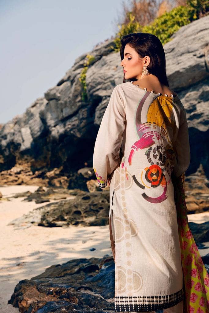 charizma Lawn Pakistani Suits Charizma Combination Chapter 1/Canary Sublime CC-47