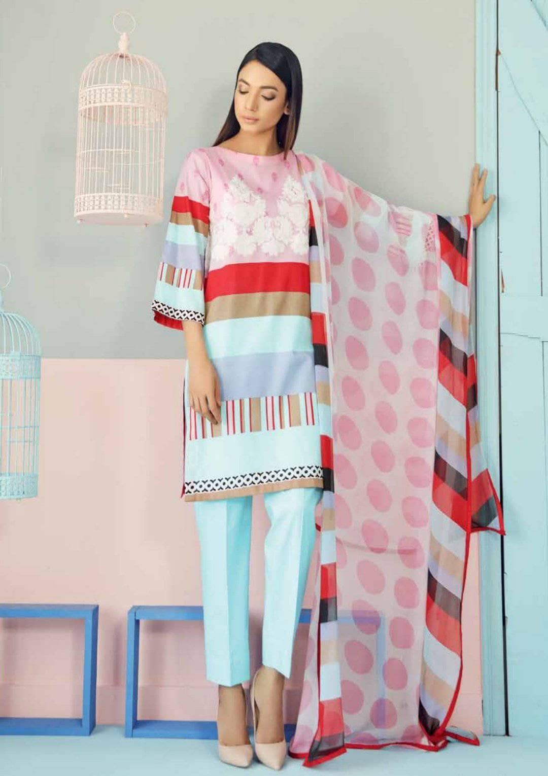 charizma Lawn Pakistani Suits Restocked/Charizma Yellow Series