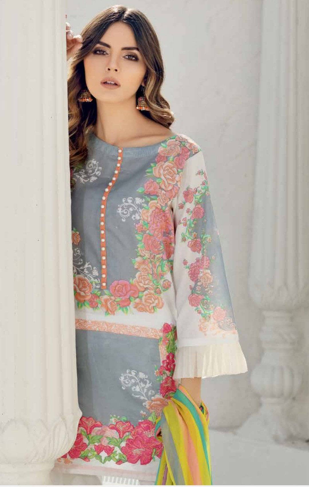 charizma Lawn Pakistani Suits Restocked/Charizma Yellow Series