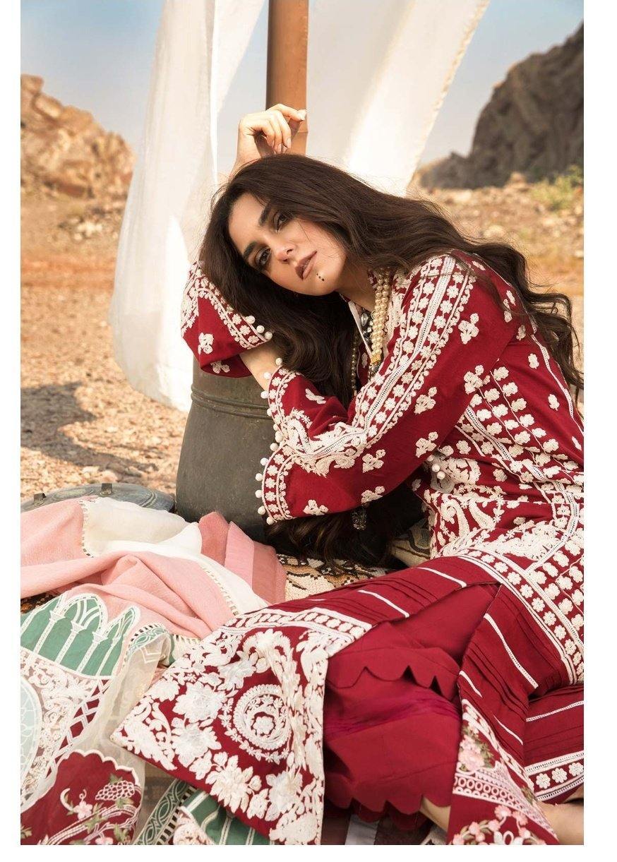 Restocked/Crimson Winter by Saira Shakira/AARI REVIVAL - RUBY - AWWALBOUTIQUE