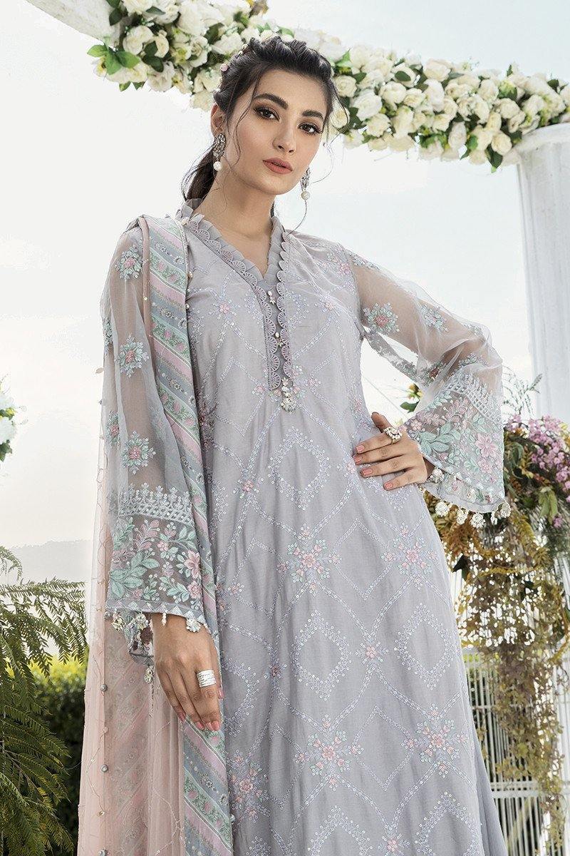 Restocked/Maria B Sateen 2020/CST-304-Lilac - AWWALBOUTIQUE