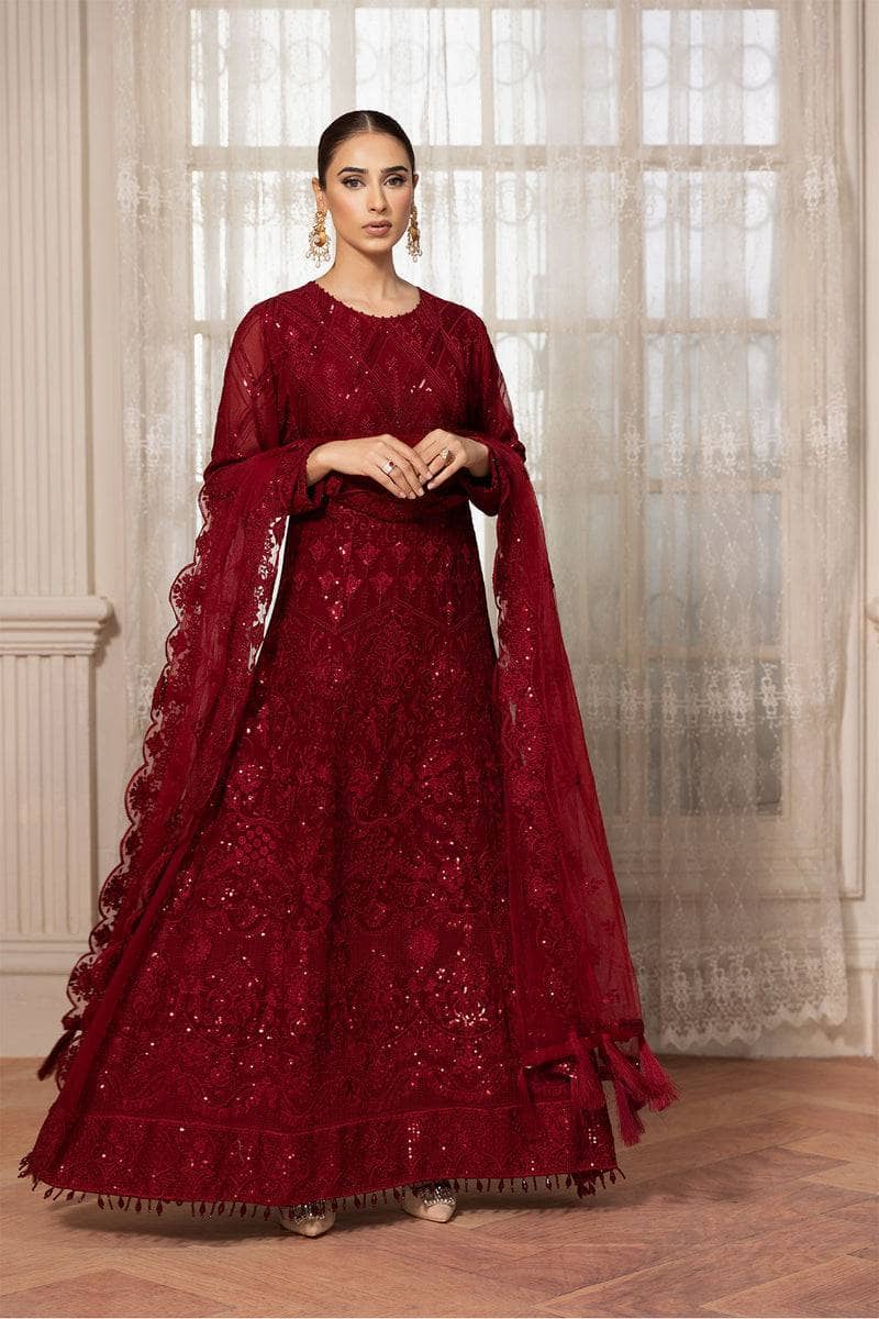 Farasha Exclusive Chiffon/Cerise