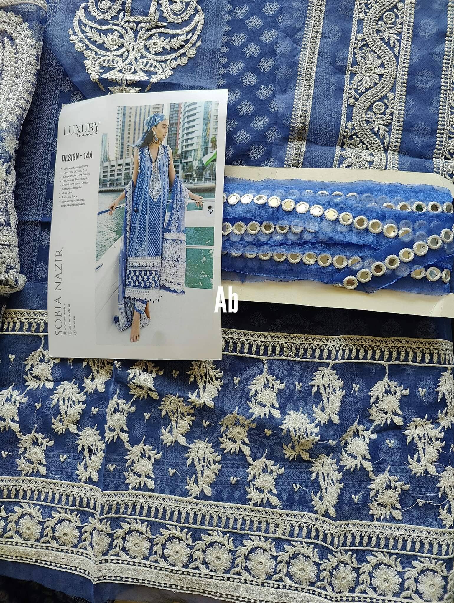 Open Pic/Sobia Nazir Lawn 22/D 14A