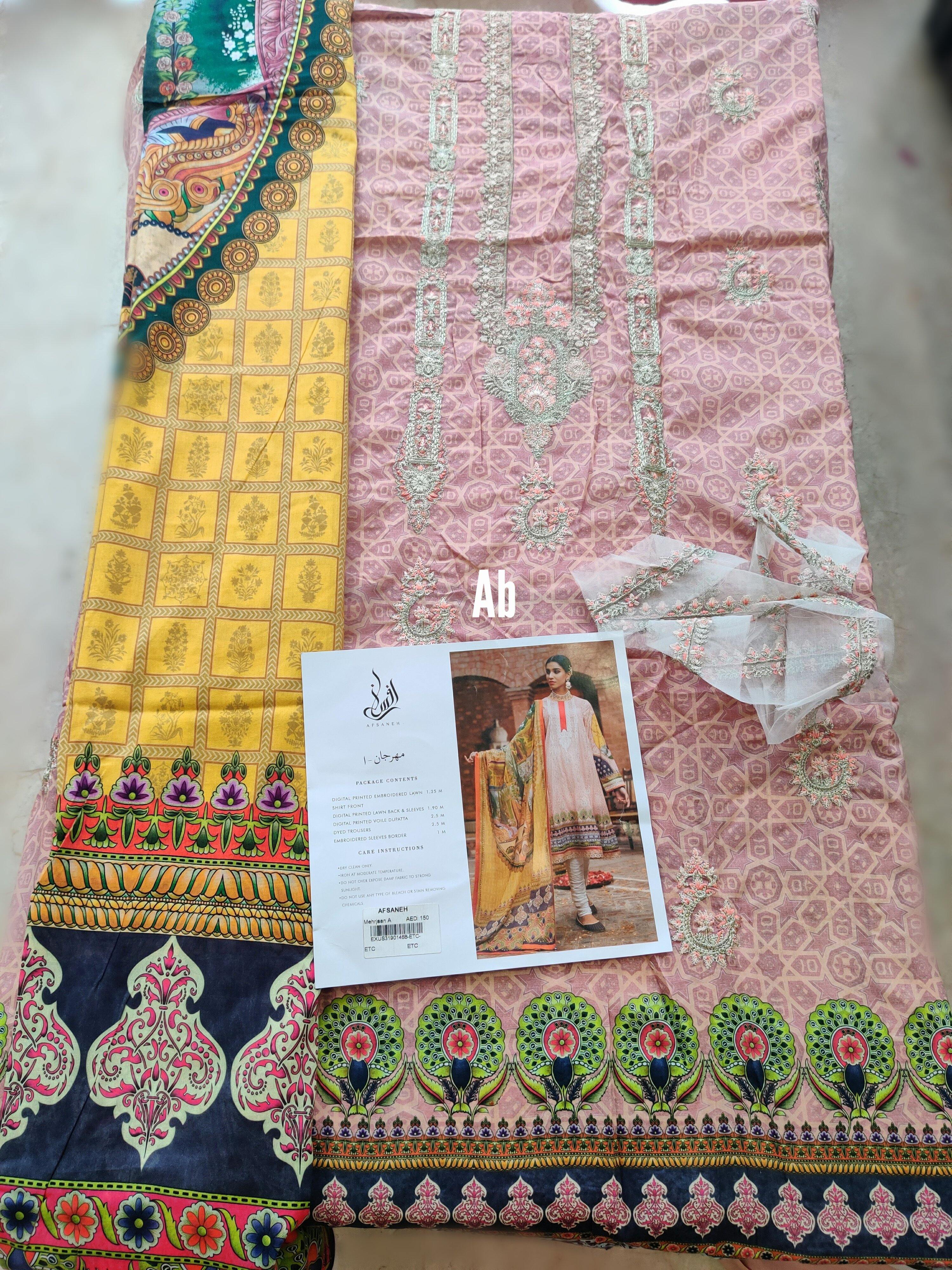 Afsaneh Nouroz Vol2 2019|Mehrjaan A|3 Pc