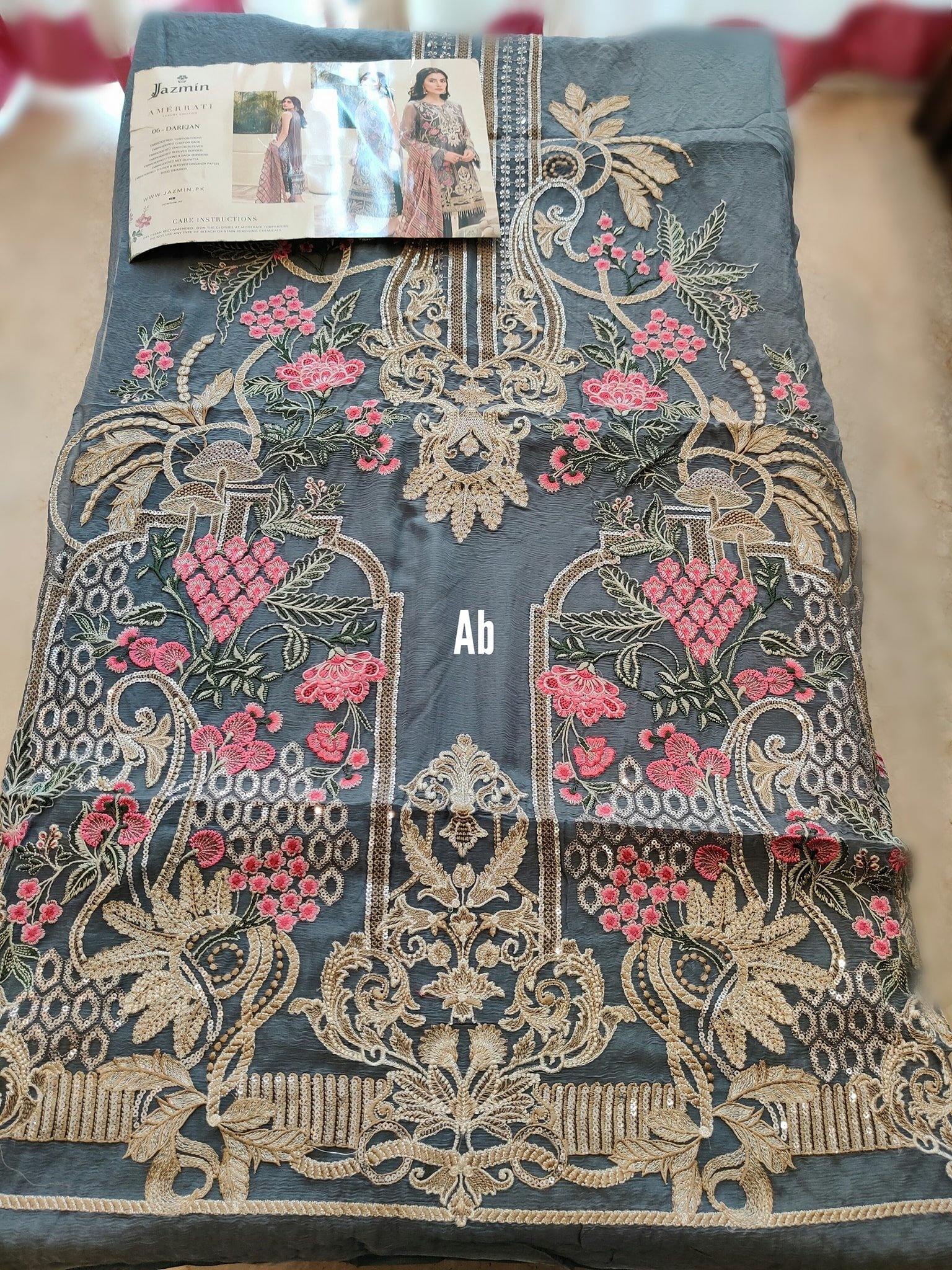 Open Pics|Jazmin Amerrati Chiffon 2020/06/Darejan - AWWALBOUTIQUE