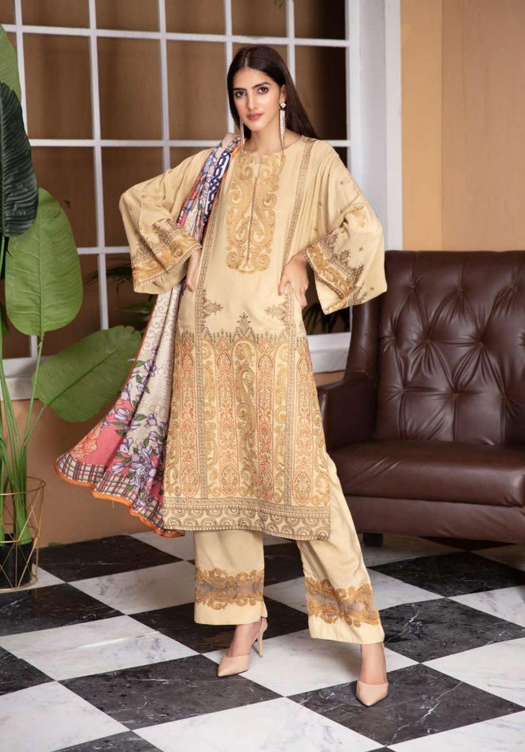 img_johra_jihan_leather_peach_woolen_shawl_collection_awwal_boutique