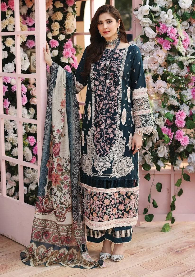 Kahf Premium Lawn Lawn Pakistani Suits Kahf Premium Lawn/KLC-01A JEWEL OF THE SEA