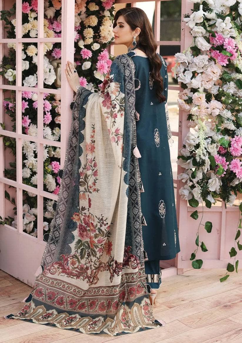 Kahf Premium Lawn Lawn Pakistani Suits Kahf Premium Lawn/KLC-01A JEWEL OF THE SEA