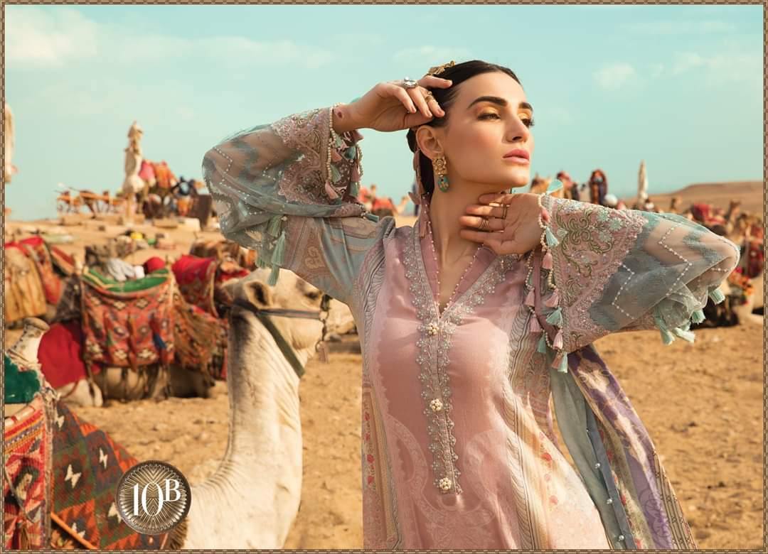 Restocked/Maria B Lawn 2020/10B - AWWALBOUTIQUE