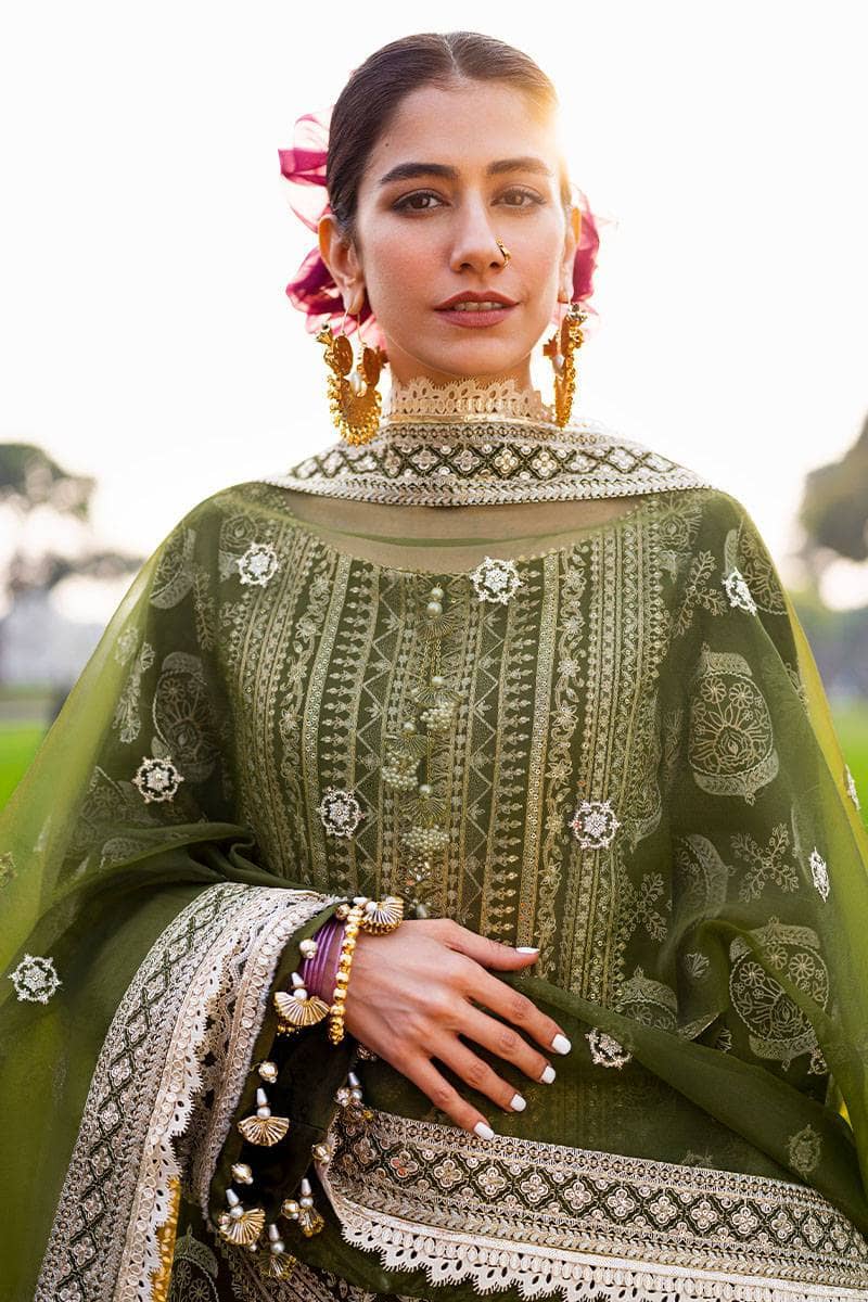 Mohsin Naveed Ranjha Chiffon Pakistani Suit Mohsin Naveed Ranjha/Nau Bahar/Champa