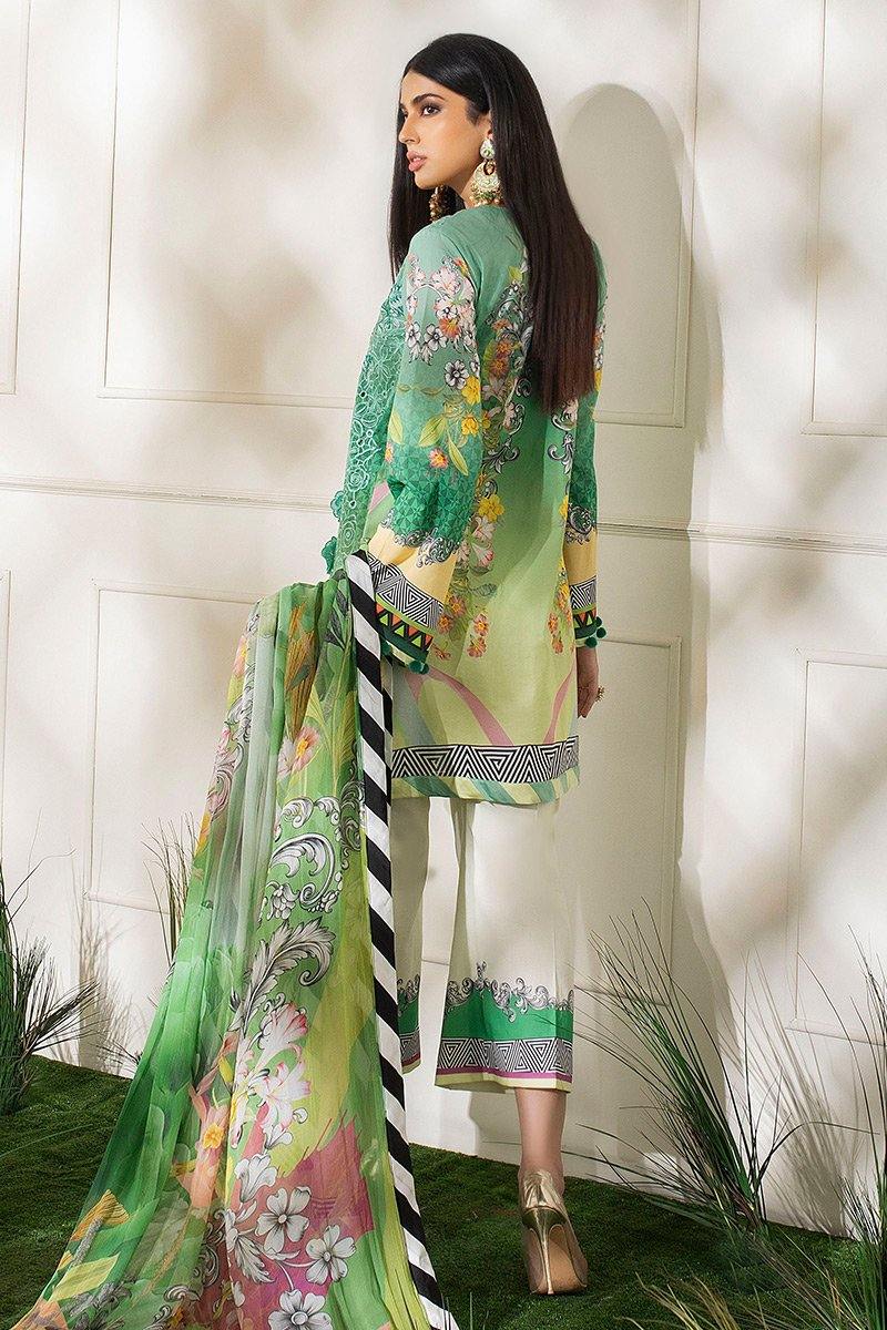 Hemline by Mushq/Luxury Lawn/Baby's Breath (HLS-03 b) - AWWALBOUTIQUE