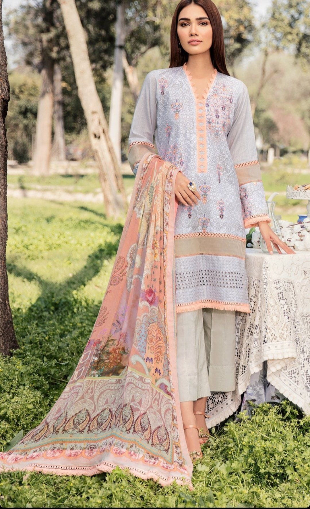 Qalamkar Qline Lawn Collection – QL-09