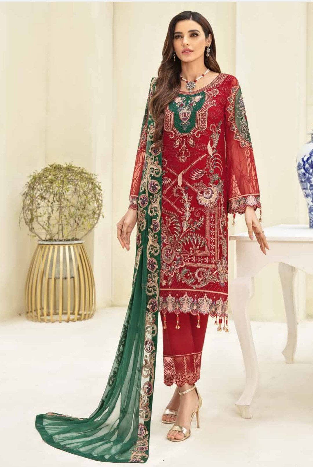 img_ramsha_chevron_chiffon_vol_3_awwal_boutique