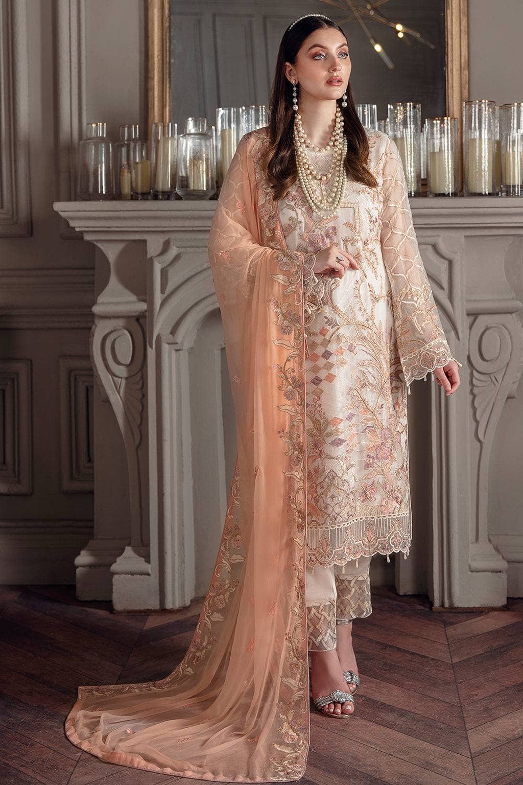 Ramsha Chevron Chiffon Vol 5/A 505