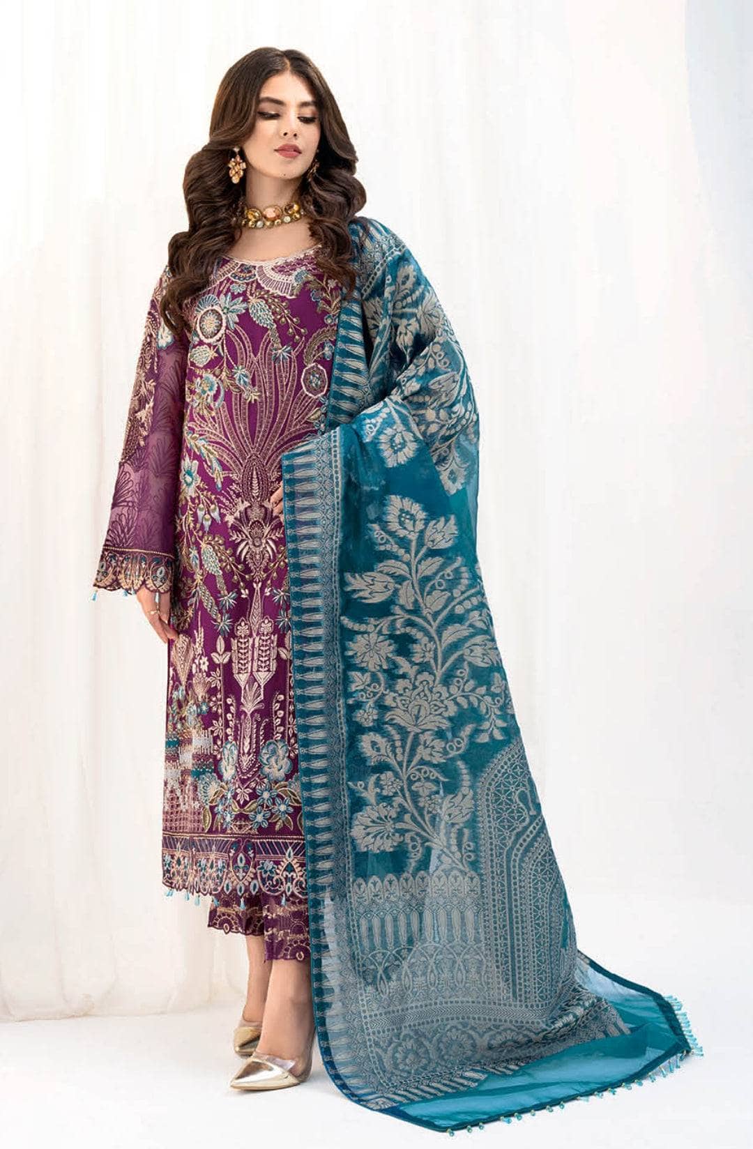 img_ramsha_chevron_chiffon_awwal_boutique