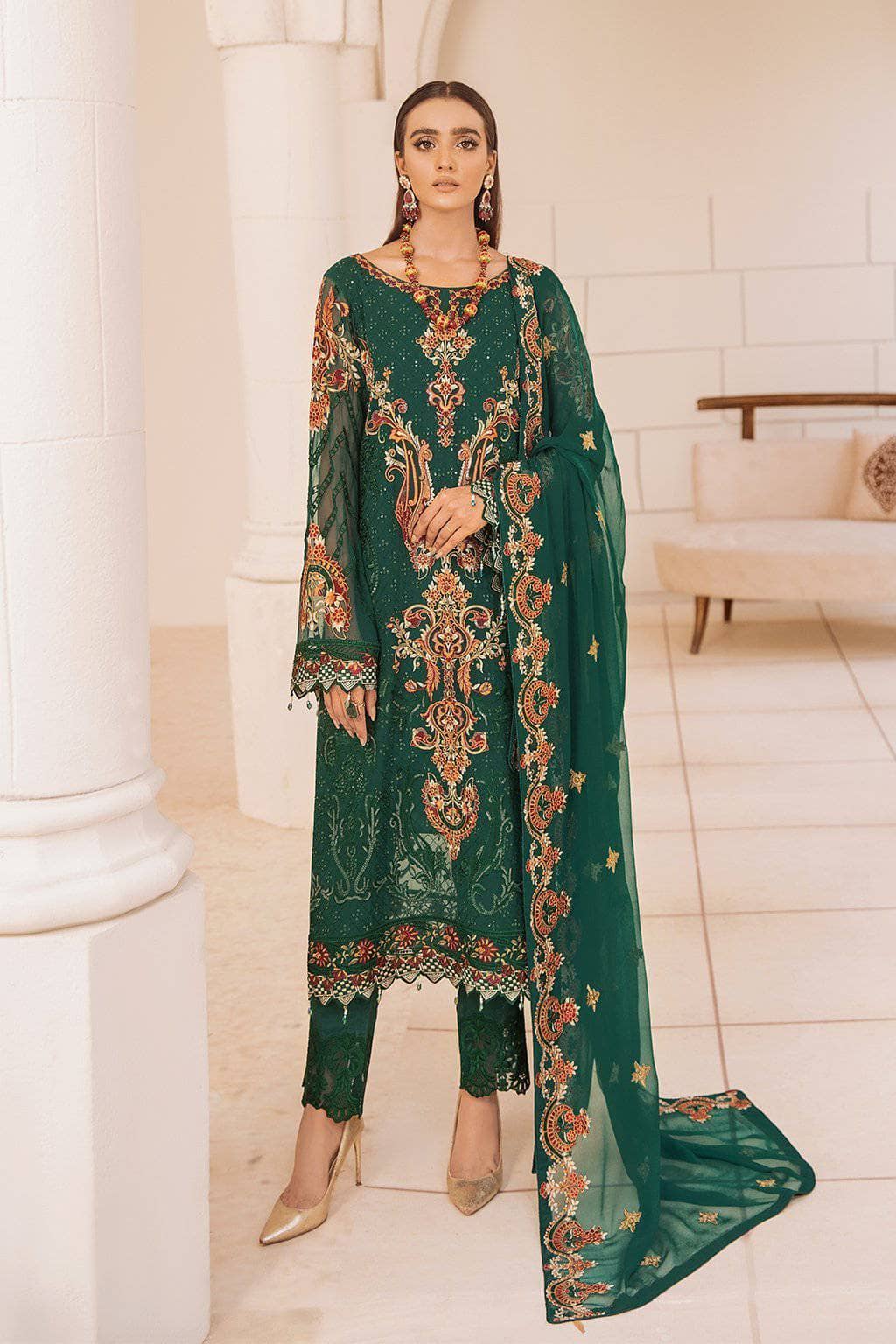 img_ramsha_chevron_chiffon_awwal_boutique