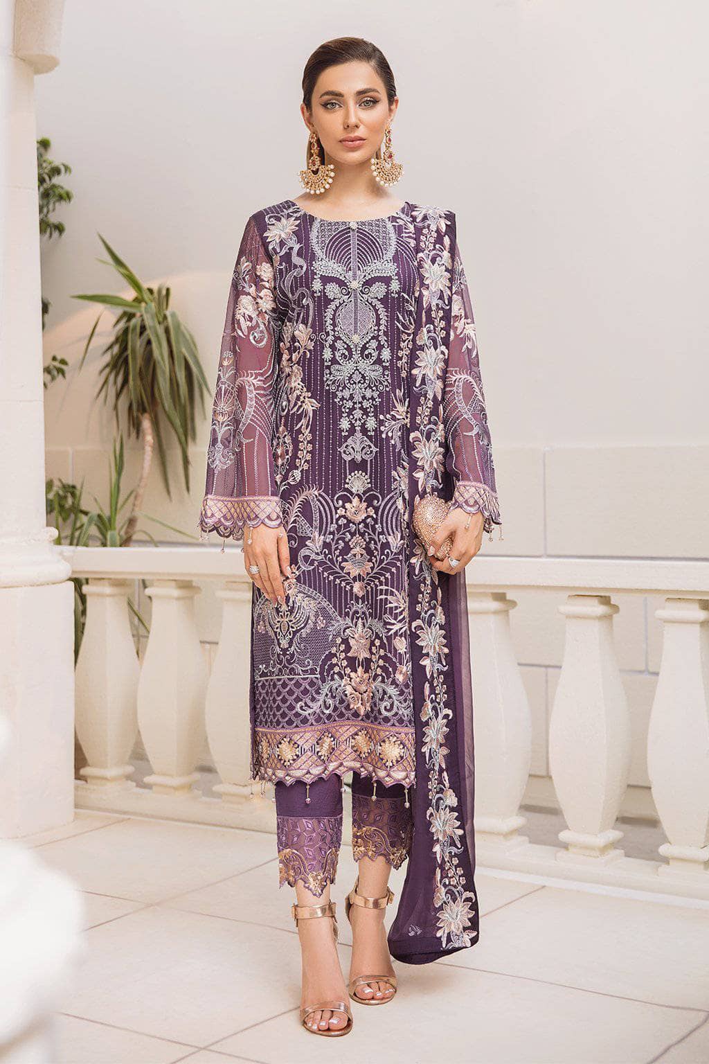 img_ramsha_chevron_chiffon_awwal_boutique