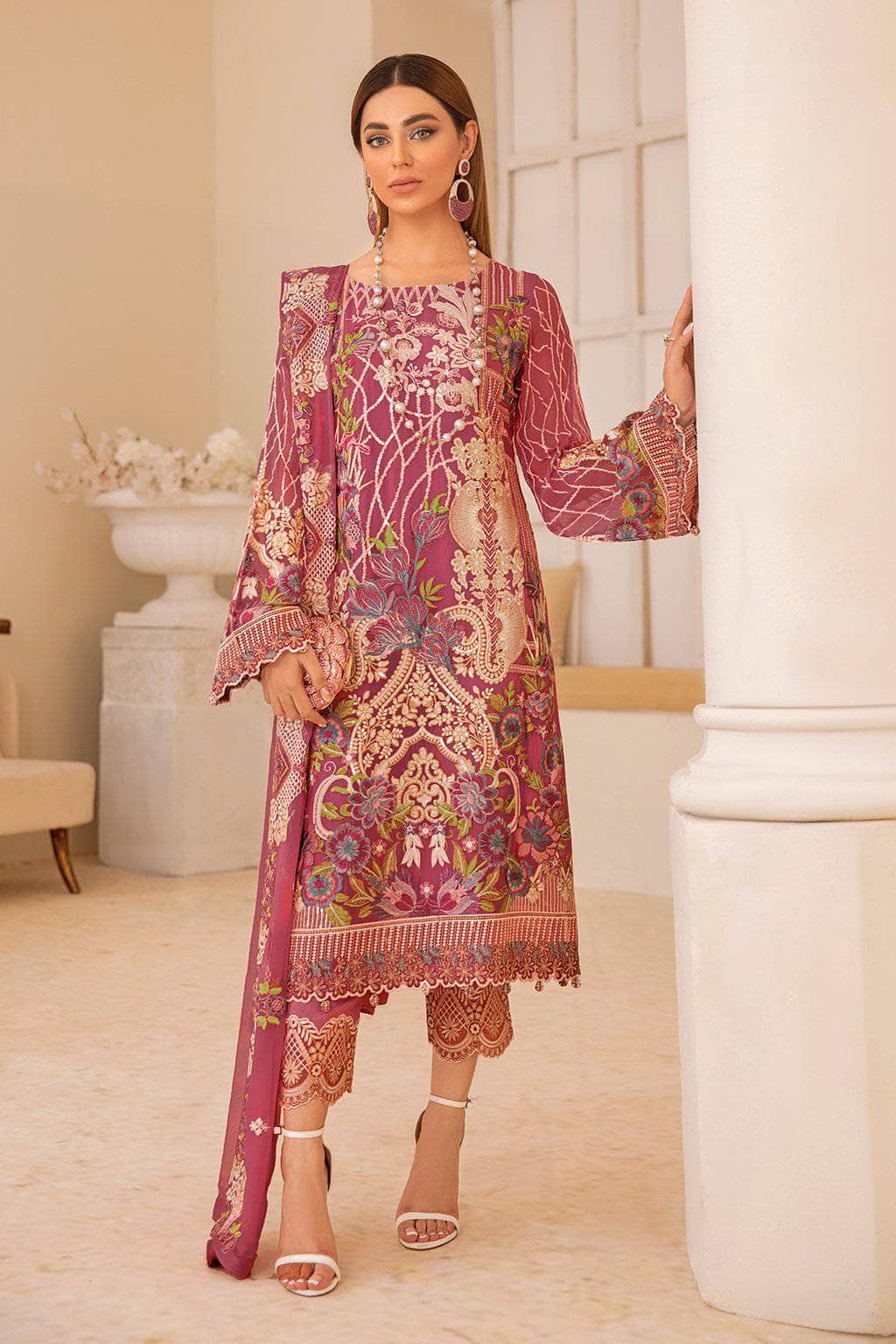 img_ramsha_chevron_chiffon_awwal_boutique