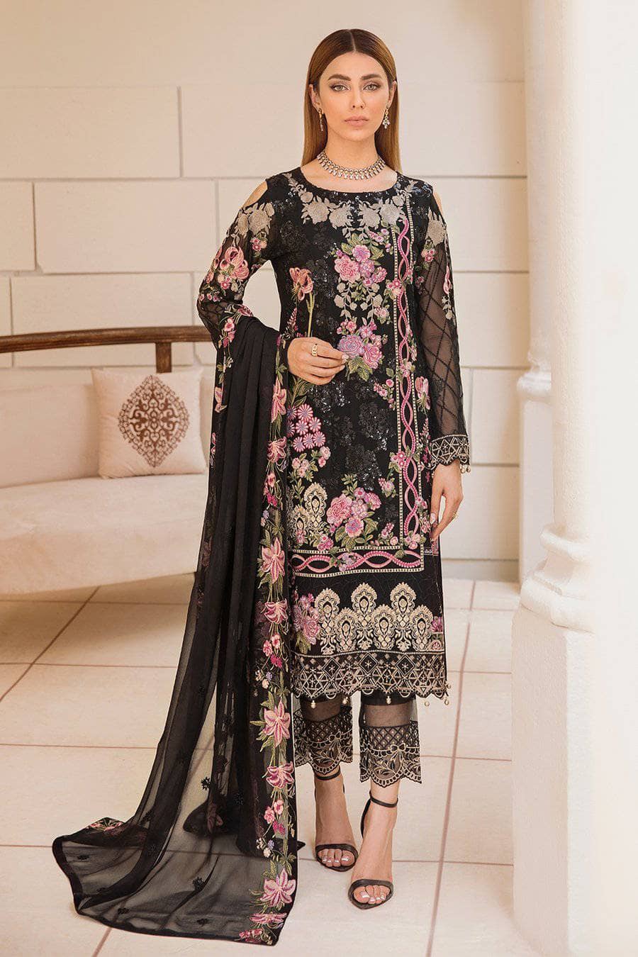 img_ramsha_chevron_chiffon_awwal_boutique