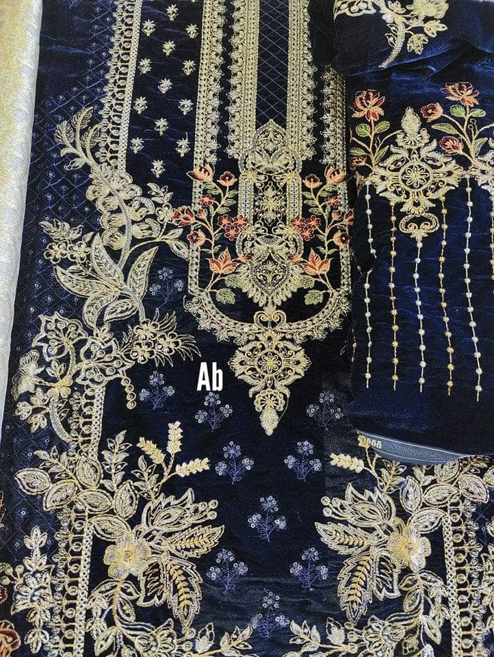 Open Pic/Ramsha Velvet Collection/V 501