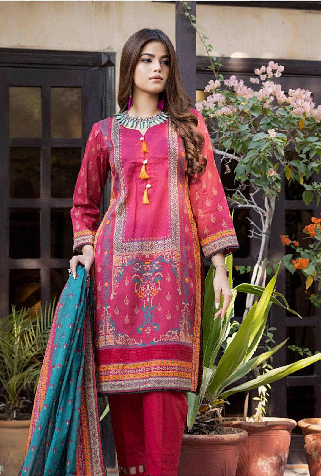 Salina Printed Lawn Lawn Pakistani Suit Salina Printed Lawn By Regalia/Lawn Dupatta