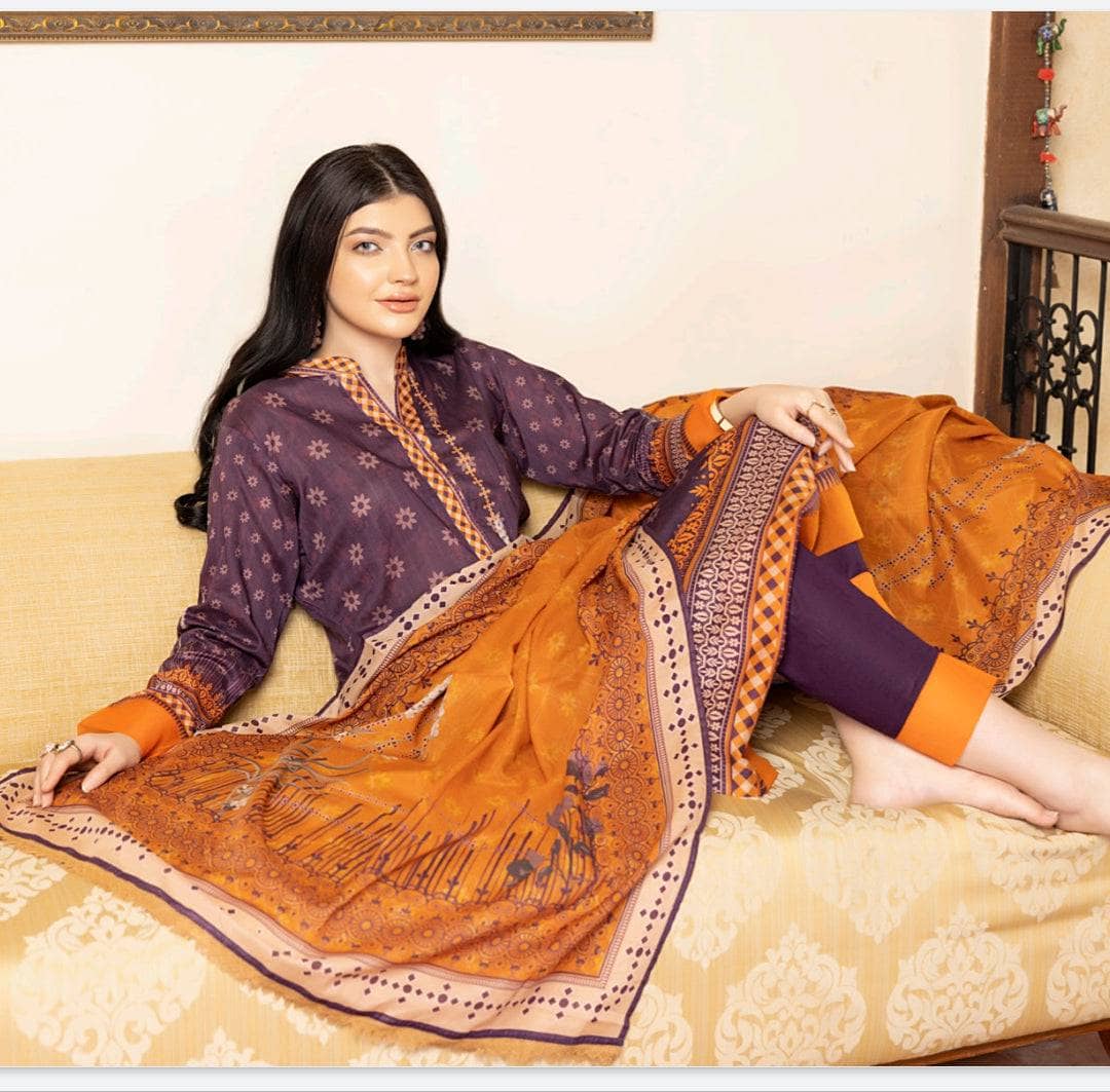 Salina Printed Lawn Lawn Pakistani Suit Salina Printed Lawn By Regalia/Lawn Dupatta
